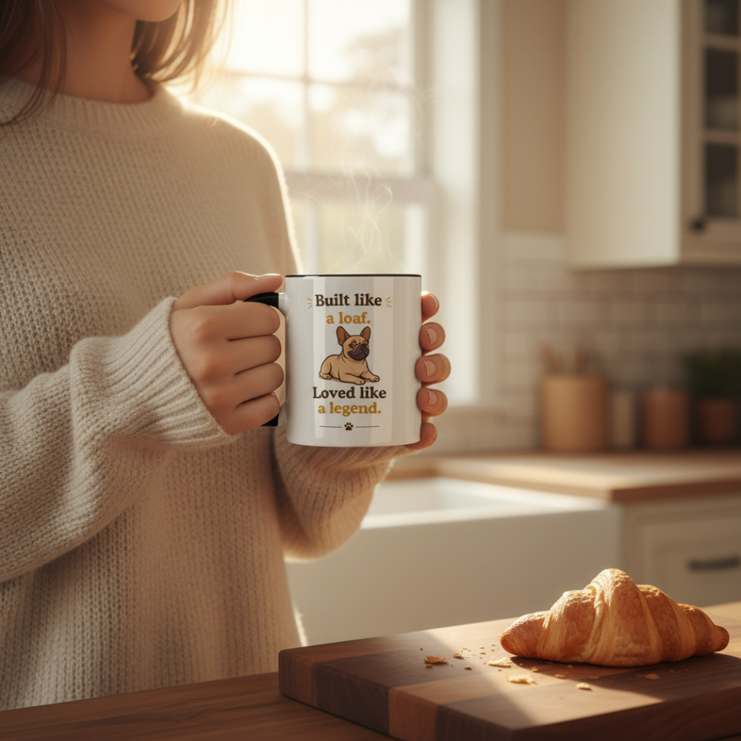 French Bulldog Mug — Built Like a Loaf, Loved Like a Legend