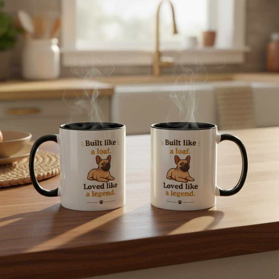 French Bulldog Mug — Built Like a Loaf, Loved Like a Legend