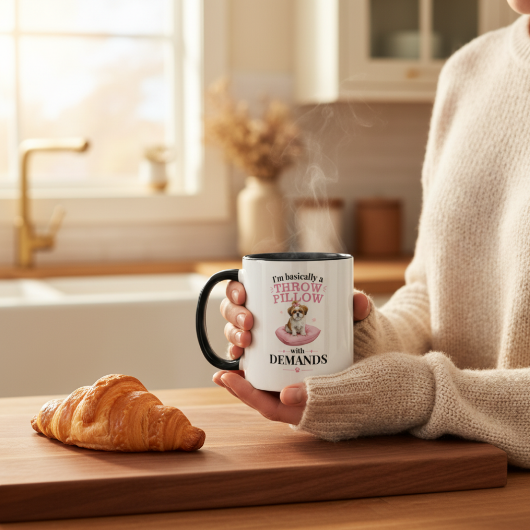Shih Tzu Mug — I'm Basically a Throw Pillow With Demands