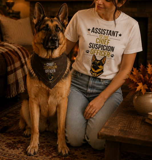 German Shepherd Owner T-Shirt — Assistant Chief Suspicion Officer