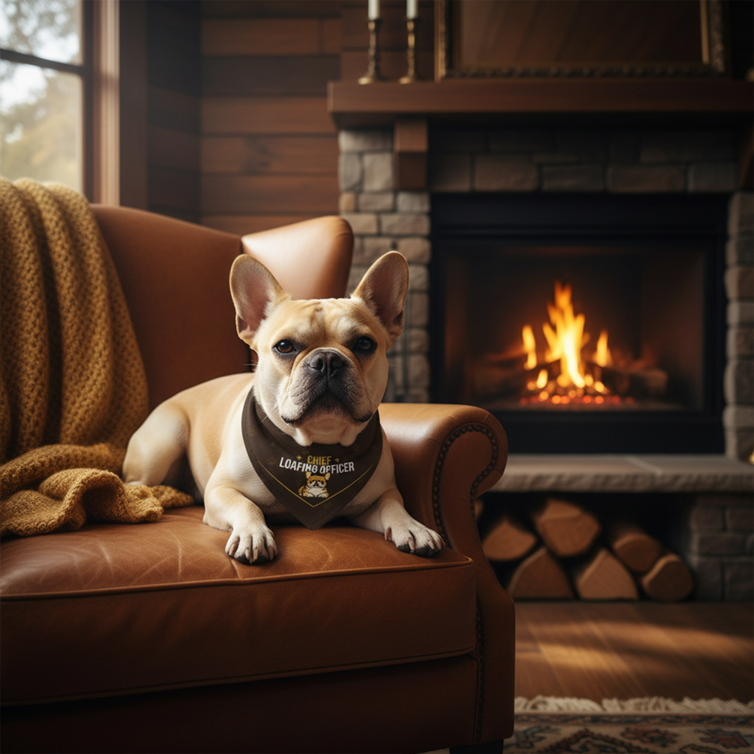 French Bulldog Bandana — Assistant Chief Suspicion Officer on Duty