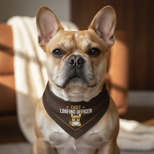 French Bulldog Bandana — Assistant Chief Suspicion Officer on Duty