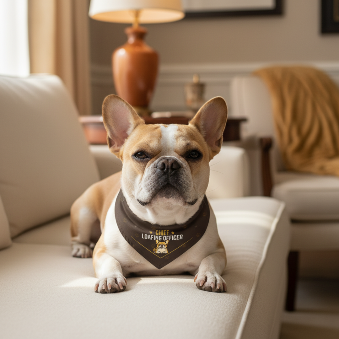 French Bulldog Bandana — Assistant Chief Suspicion Officer on Duty