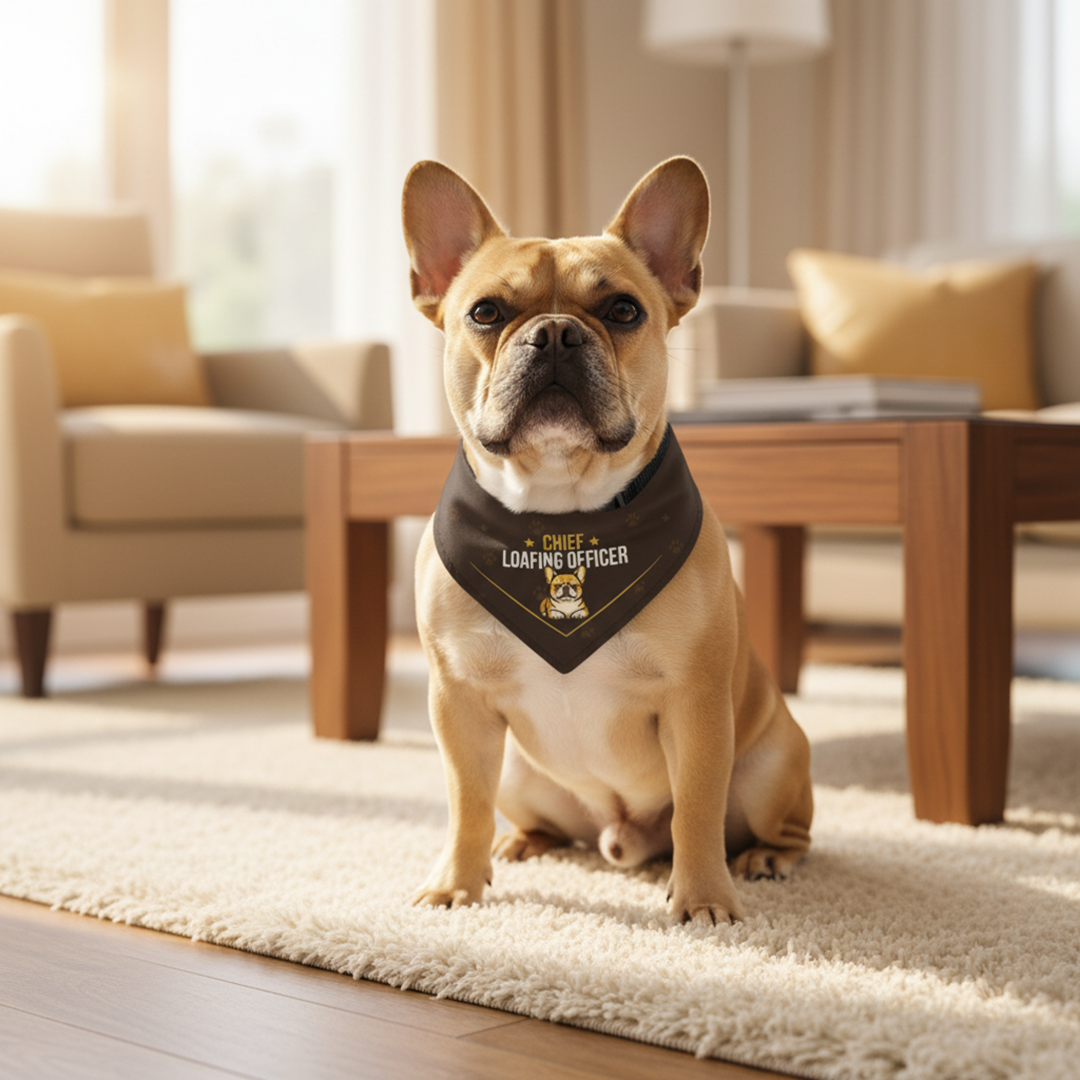 French Bulldog Bandana — Assistant Chief Suspicion Officer on Duty